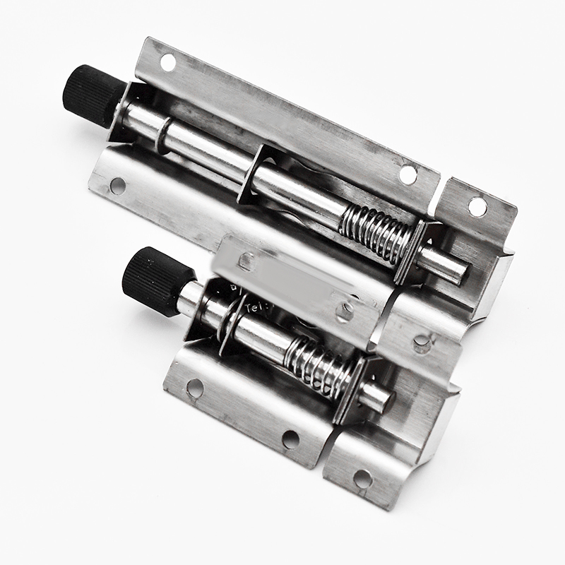 1Pcs Stainless steel Automatic latch Door Bolt Bounce Bolt Automatic spring latch Hotel/Wooden Door/Home Door Bolt Latch