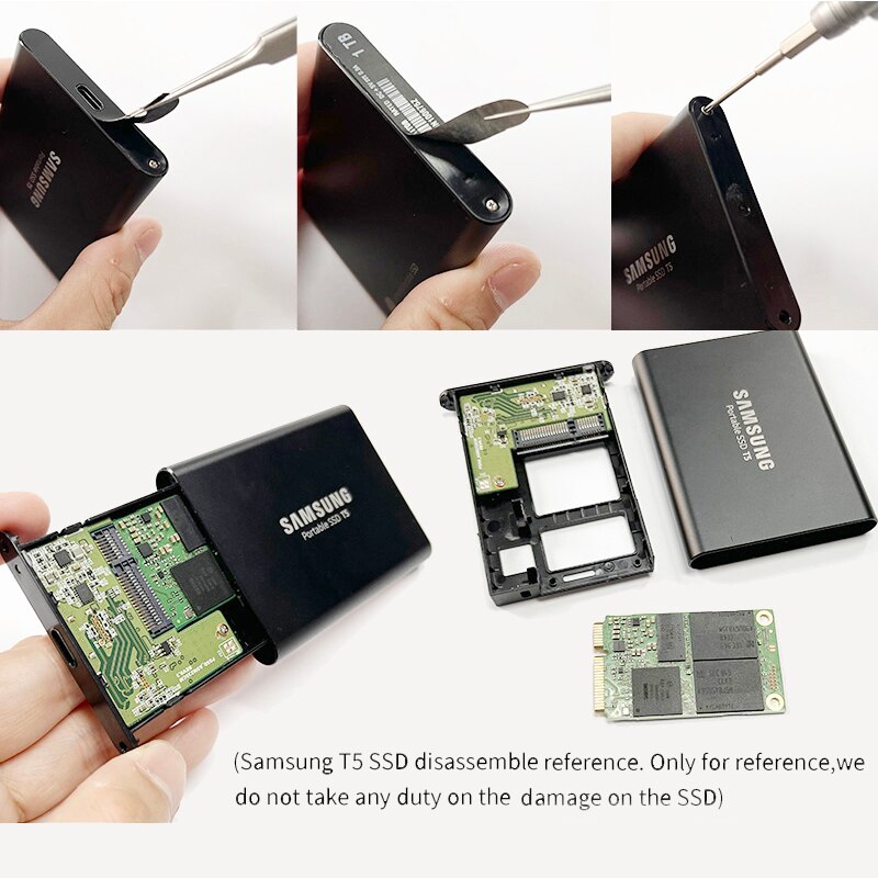 Boîtier de disque dur à Dissipation thermique pour Atomos Ninja V 5 &quot;4K, boîtier mSATS vers SATA pour moniteur d&#39;enregistrement SSD