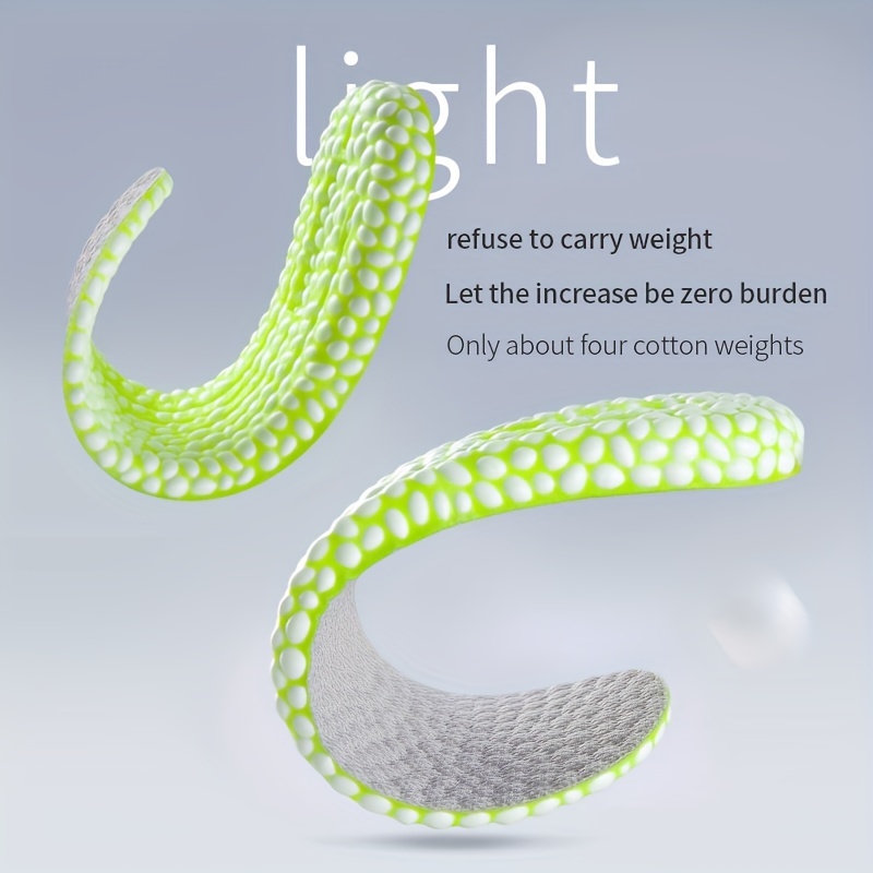 Palmilha invisível de alta qualidade palmilha de aumento de pipoca palmilha esportiva respirável absorção de choque palmilha de rebote de memória esportes