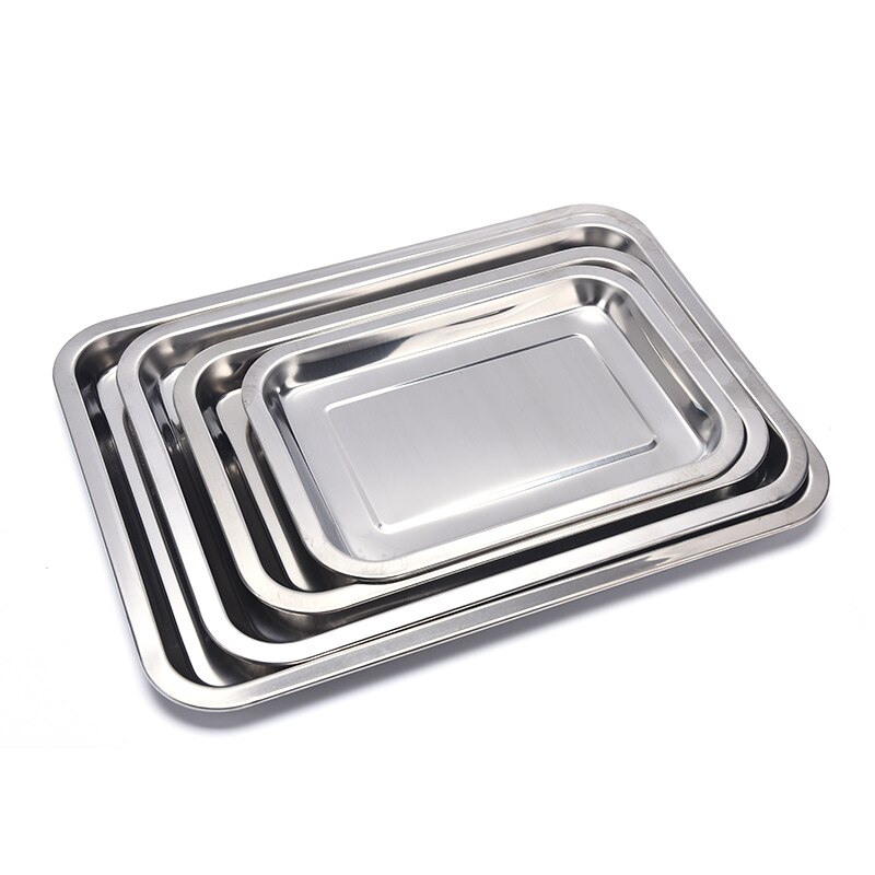 Stainless Steel Grill Plate Dish Drying Tray Dish Washer Kitchen Tableware