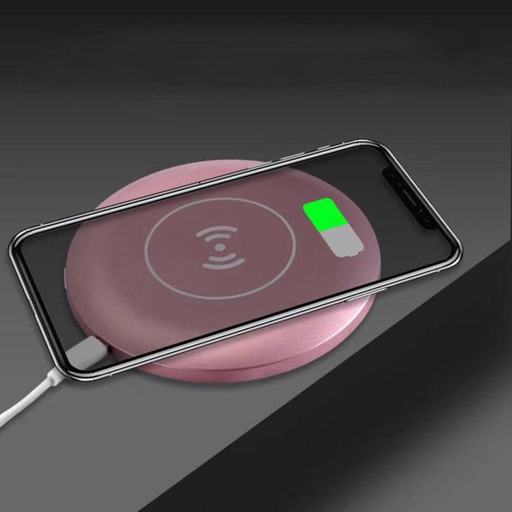 Wireless Charging Makeup Mirror Led Smart Makeup Mirror Portable Makeup Mirror 360 Degree Ring Fill Light Makeup Mirror