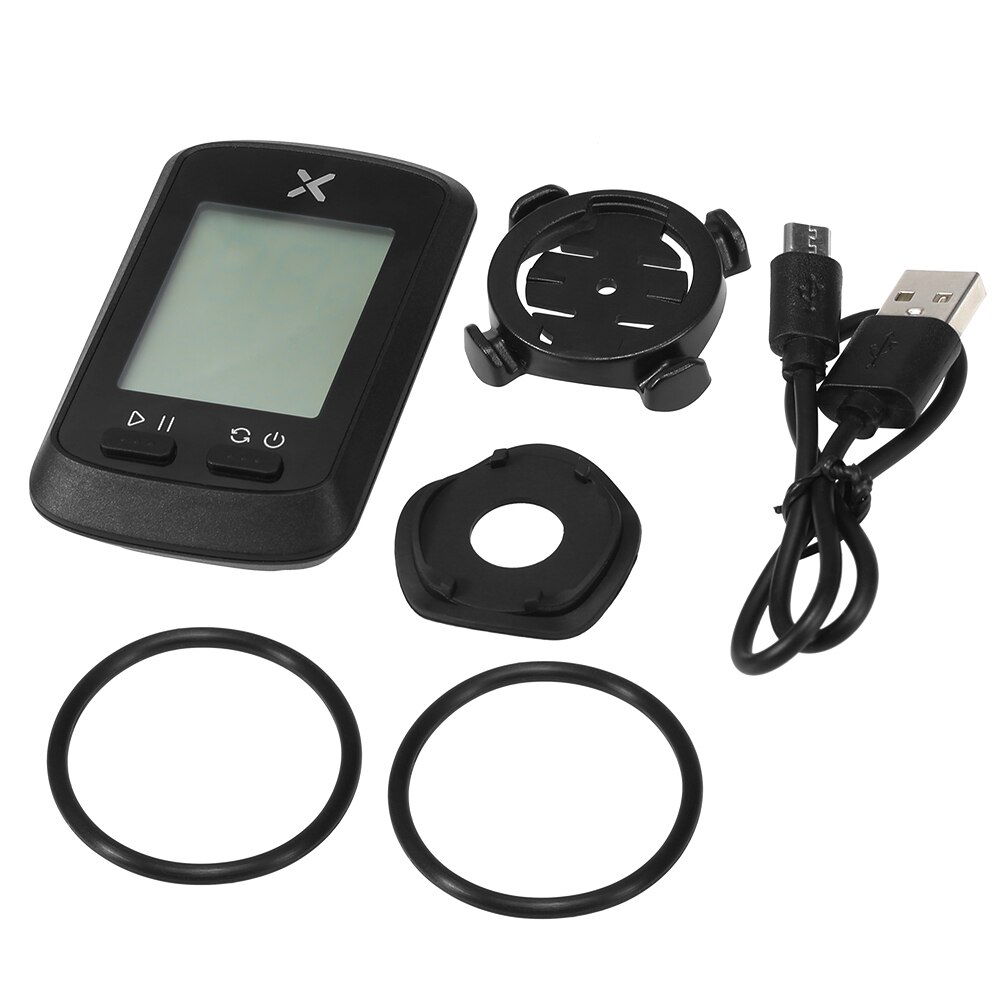 Smart GPS Cycle Computer BT ANT+ Wireless Bike Computer Digital Bike Speedometer IPX7 Accurate Bike Computer w/ Protective Cover
