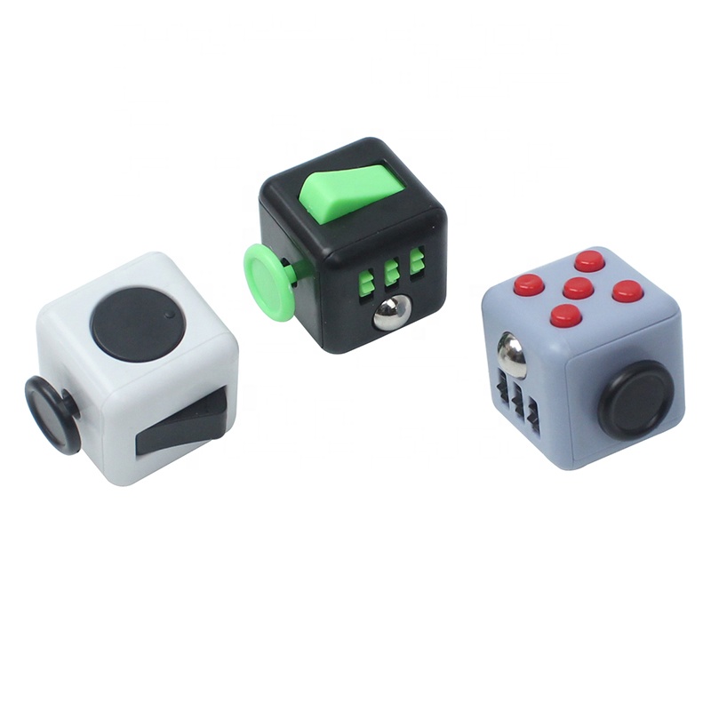 Decompression Dice Decompression Ring Cube Relieves Stress and Anxiety Cube for Children and Adults