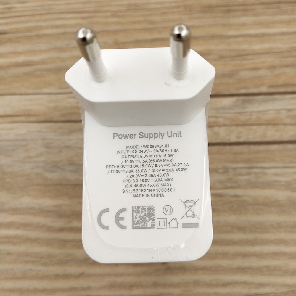 Oneplus 65W Ladegerät Original Schnelle Warp Ladung EU/UNS Adapter Typ C Zu typ C Kabel Für OnePlus 9 Pro 10 9R 8T 9RT 8Pro Nord N100