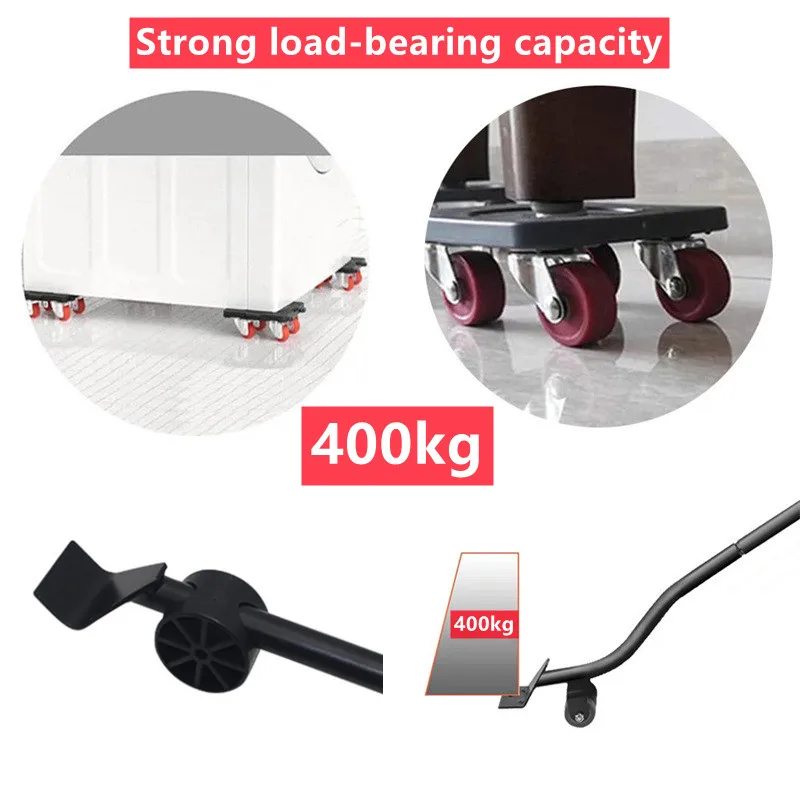 Novo conjunto de móveis pesados 400kg, levantador de materiais pesados, sofá, colchão, geladeira, ferramenta de transporte, ajudante de móveis móveis