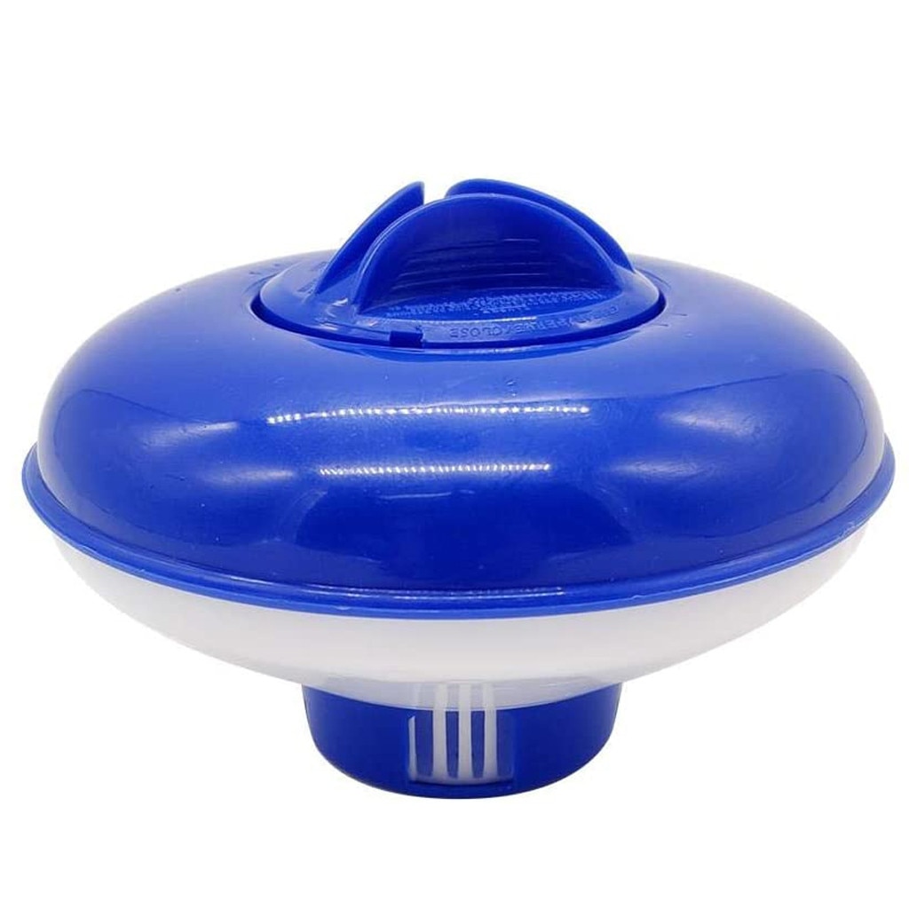 5 inch Deluxe Large Blue and White Floating Swimming Pool Chlorine Dispenser 100% Brand Chlorine Dispenser ZJXT