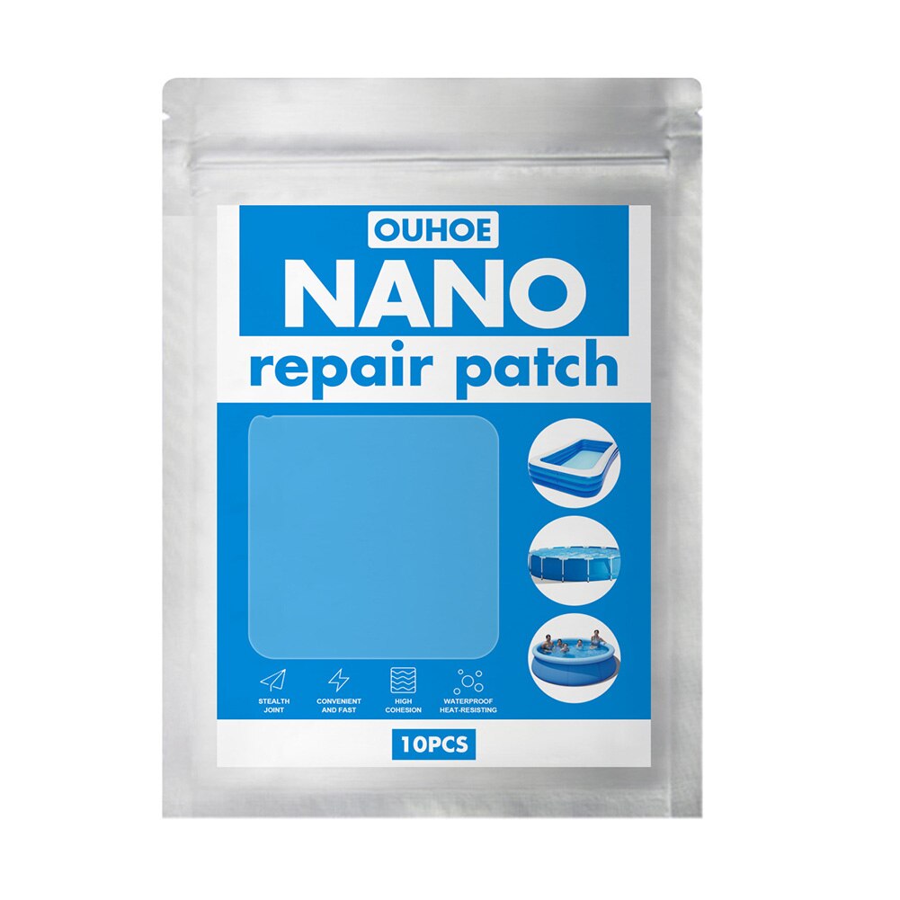 10/20/30Pcs Swimming Float Repair Patch Pool Inflatable Toys Adhesive Repair Tape Outdoor Swimming Pool Accessories: 10Pcs