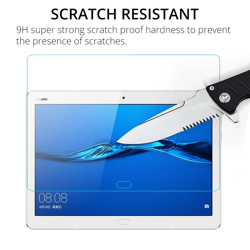 Tempered Glass Film Screen Protector for Huawei Mediapad M5 Lite 10.1 M5 Lite 8.0 T5 10 T3 10 9.6 M6 10.8 T3 8 Tablet Glass
