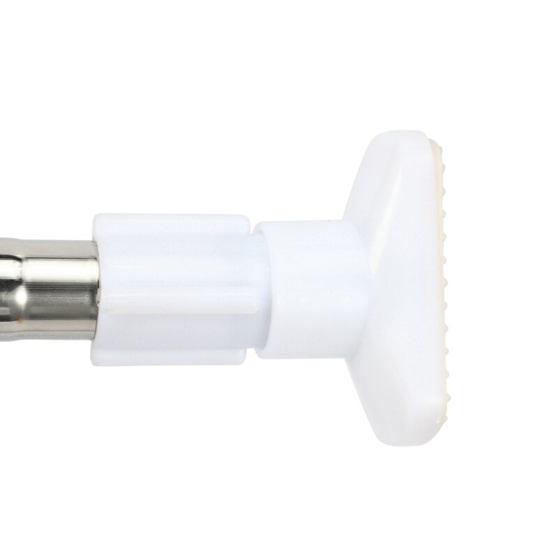 2X Stainless Steel Telescopic Rod Clothes Dryer Tension Rod Bathroom Rail Can Be Used For 19.69-27.56In Space