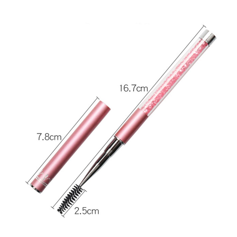 Eyelash Brush Reusable Spoolie Micro Eyebrow Lash Brush Extension Supplies Mascara Wand Applicator Makeup Lash Eyelash Brushes