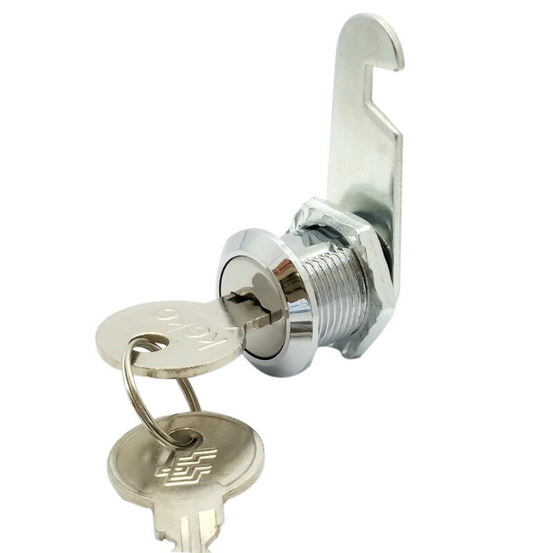 Urijk 1pcs Drawer Lock Circular Turn The Tongue Lock 7/8inch Outside Diam Drawer & Cabinet Lock Blade Rotarytongue Lock