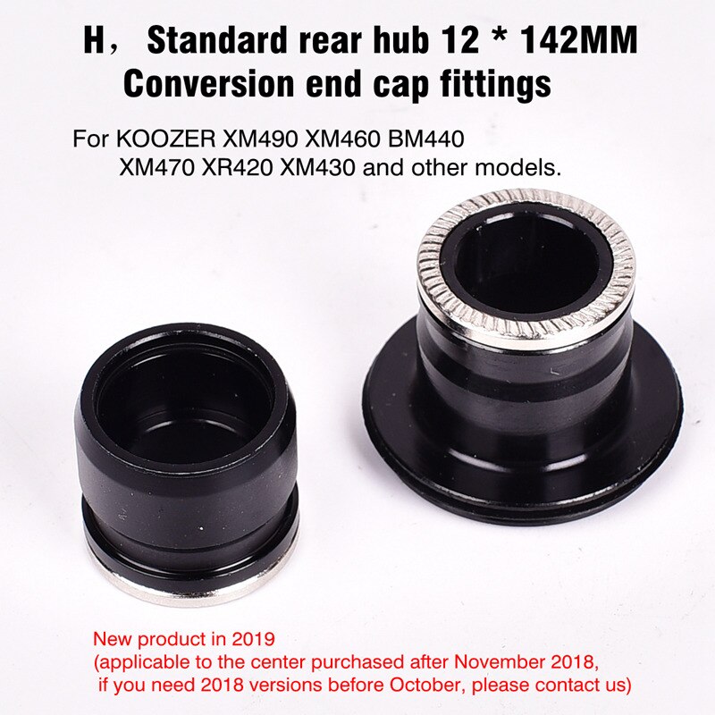 Koozer Micro Spline 12S freehub XM490 BM440 PRO MTB Bicycle Hubs Converters Mountain Bike Hubs End Cap Adapter 8 9 10 11Speed XD: H