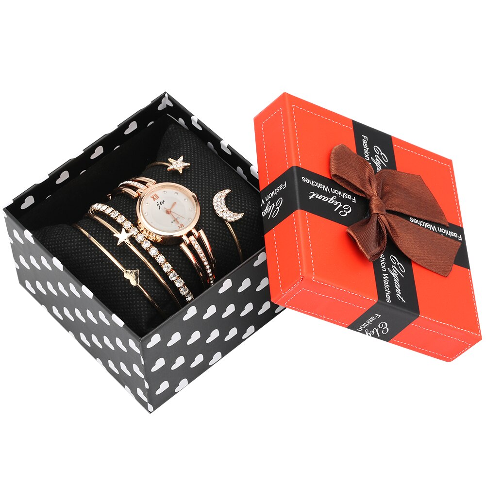 Frauen Uhren Armreif & Armbinde Uhr einstellen Kleine Zifferblatt Stahl Armreif Uhr Armbinde Luxus Damen Relgio Feminino