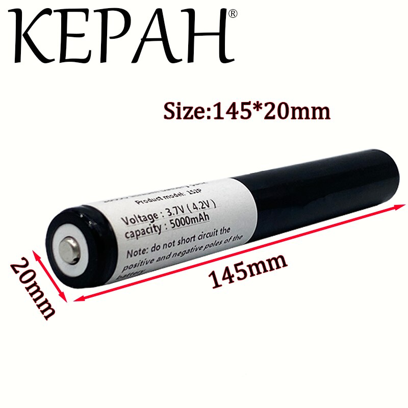 Paquete de batería 1S2P de 5000mAh, 3,7 V, 18650 para paquete de batería 18650,