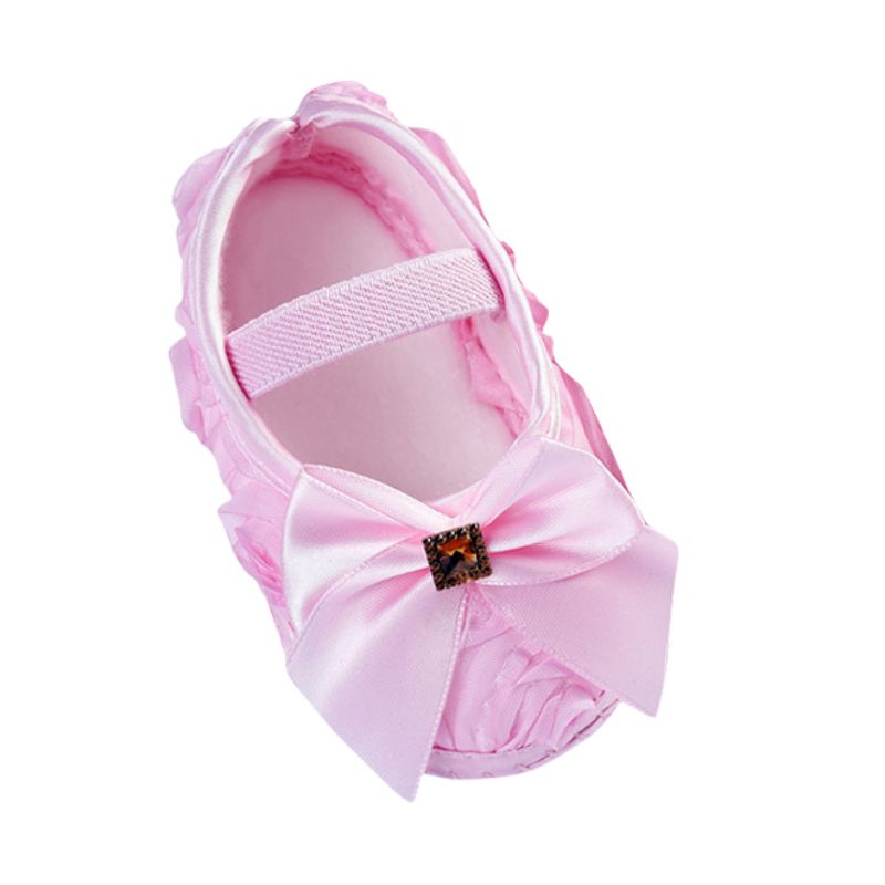 Vinter flickor mjuka baby skor slip söta tossor spädbarn flicka snö stövlar plysch varm anti: Rosa / 1