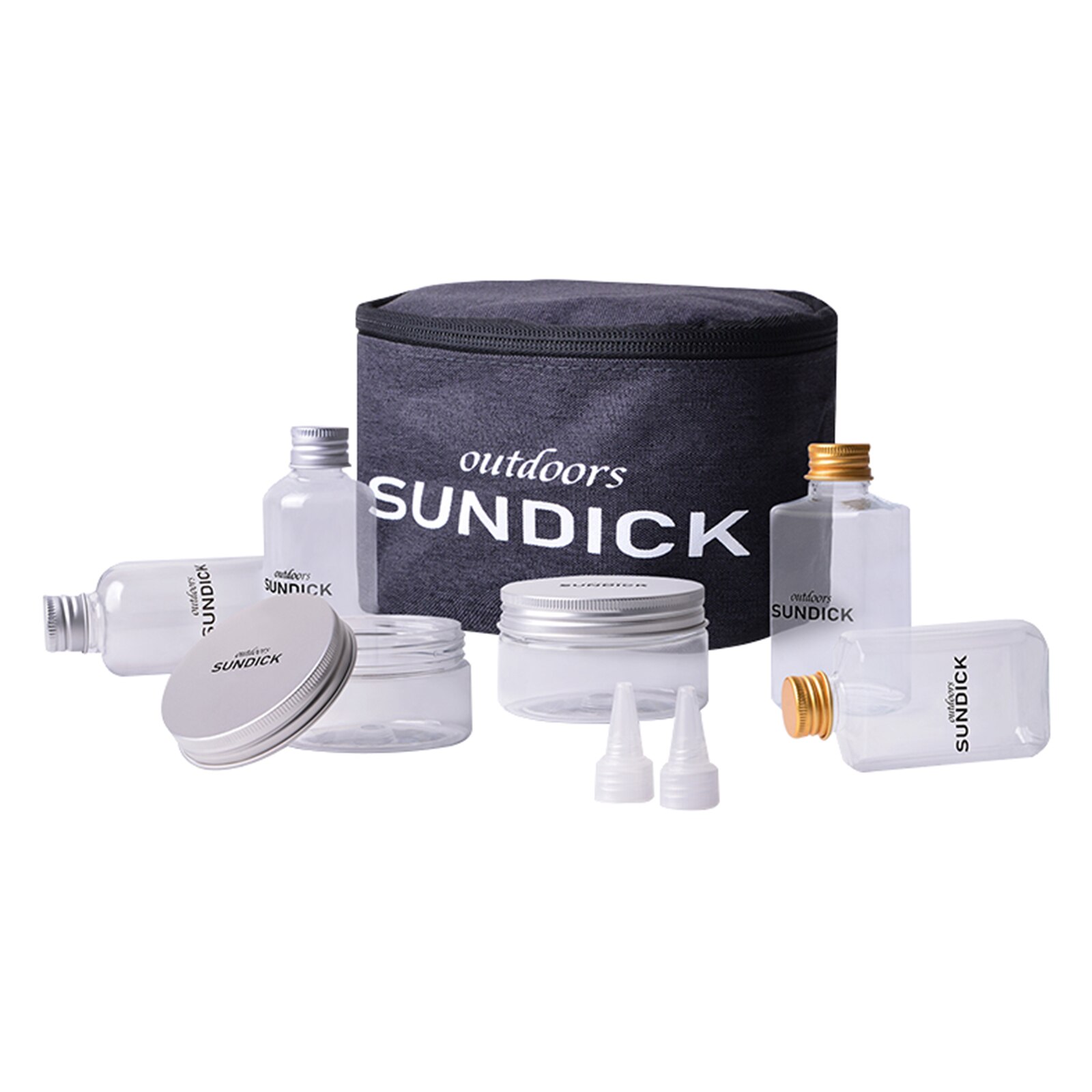 6 Stks/set Draagbare Spice Kruiden Flessen Zout En Peper Potten Droge Kruid Kruiderij Container Voor Outdoor Camping Wandelen Bbq