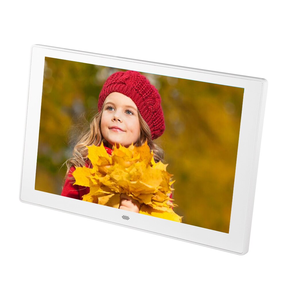 IPS 10 inch Digital Picture Photo Frame Full-View Screen Photo Album 1280*800 Clock Calendar Video Player