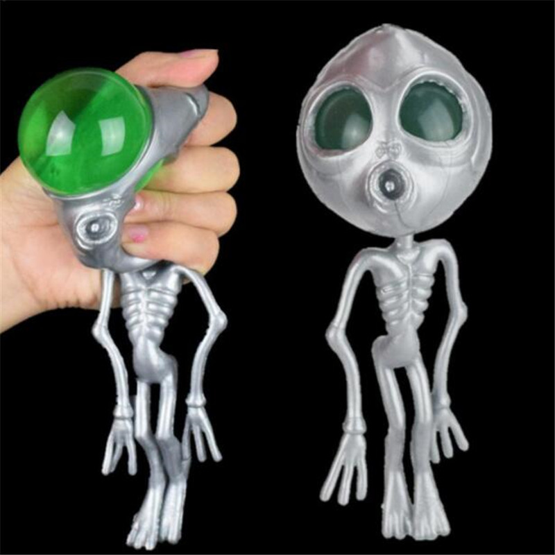 1pc halloween avaruusolio puristaa huijauslelut alien silmämunat räjähtää nukke tuuletus pursotus lelut gadgetit stressiä vähentävä lateksi temppu