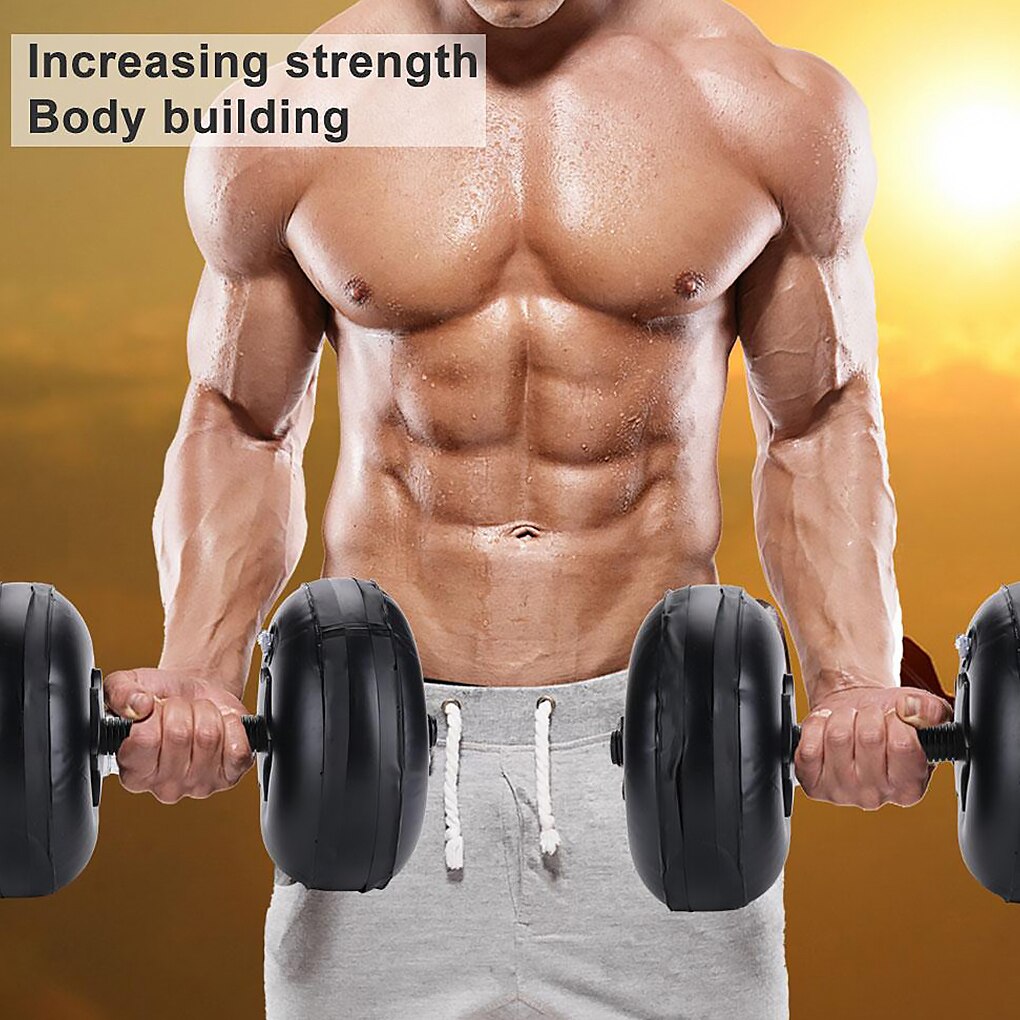 5-25kg Portable Training Arm Muscle Fitness Dumbbell Anti Impact Water Filled Adjustable Dumbbells