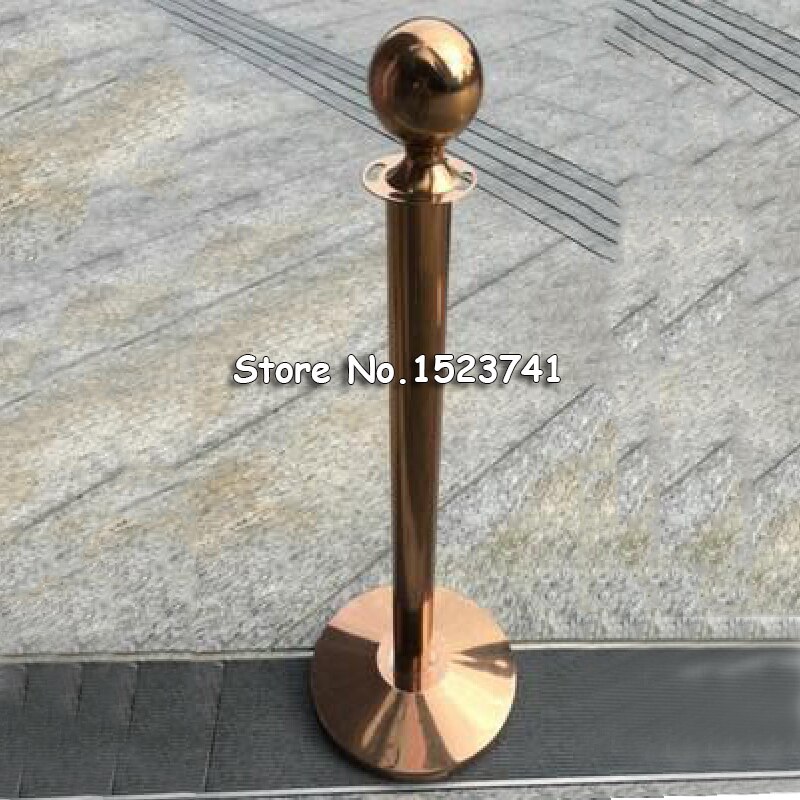 Stainless Steel Construction Warning Post Stanchions Hotel Queue Line Barriers For Guardrail including Velvet Rope