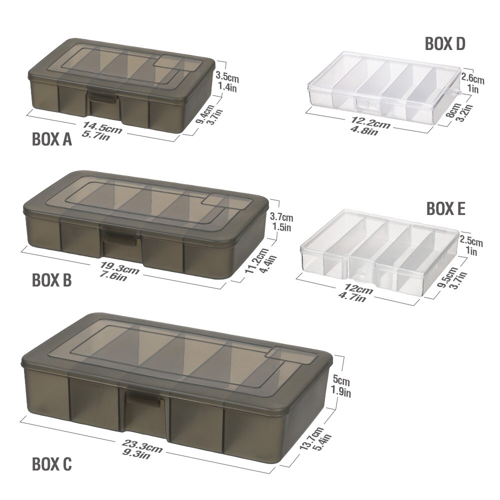 DONQL Fish Lure Hook Organizer Case Connector Plastic Storage Fishhook Box Fishing Tackle Box Fish Tool Accessories Storage Box