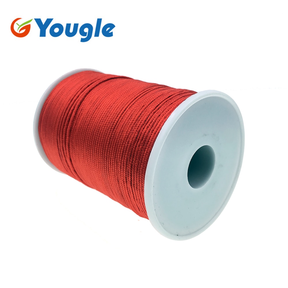 YOUGLE-Cuerda de paracaídas cuerda de 1 hilo de 150LB y 180mm, cuerda de paracaídas cuerda para tienda, línea de pesca, acampada, senderismo y al aire libre, 1,5 metros