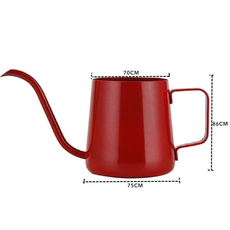 Handheld Stainless Steel Teapot Drip Coffee Pot Non-stick Drip Long Spout Kettle Cup Home Kitchen Tea Tools 250ml/350ml #2