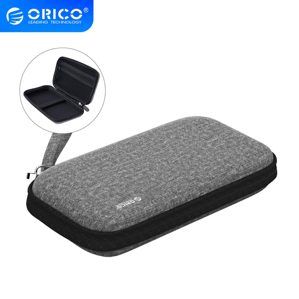 Orico 2.5 Inch Hdd Bescherming Bag Box Voor Externe Hdd Power Bank Opslag Usb Hard Drive Disk Kabel Oortelefoon Multifunctionele tas