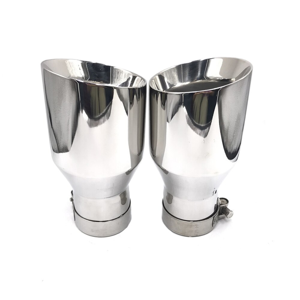 : Neueste StyleTop 304 edelstahl universal auspuff system ende rohr + auto endrohr 1 stück