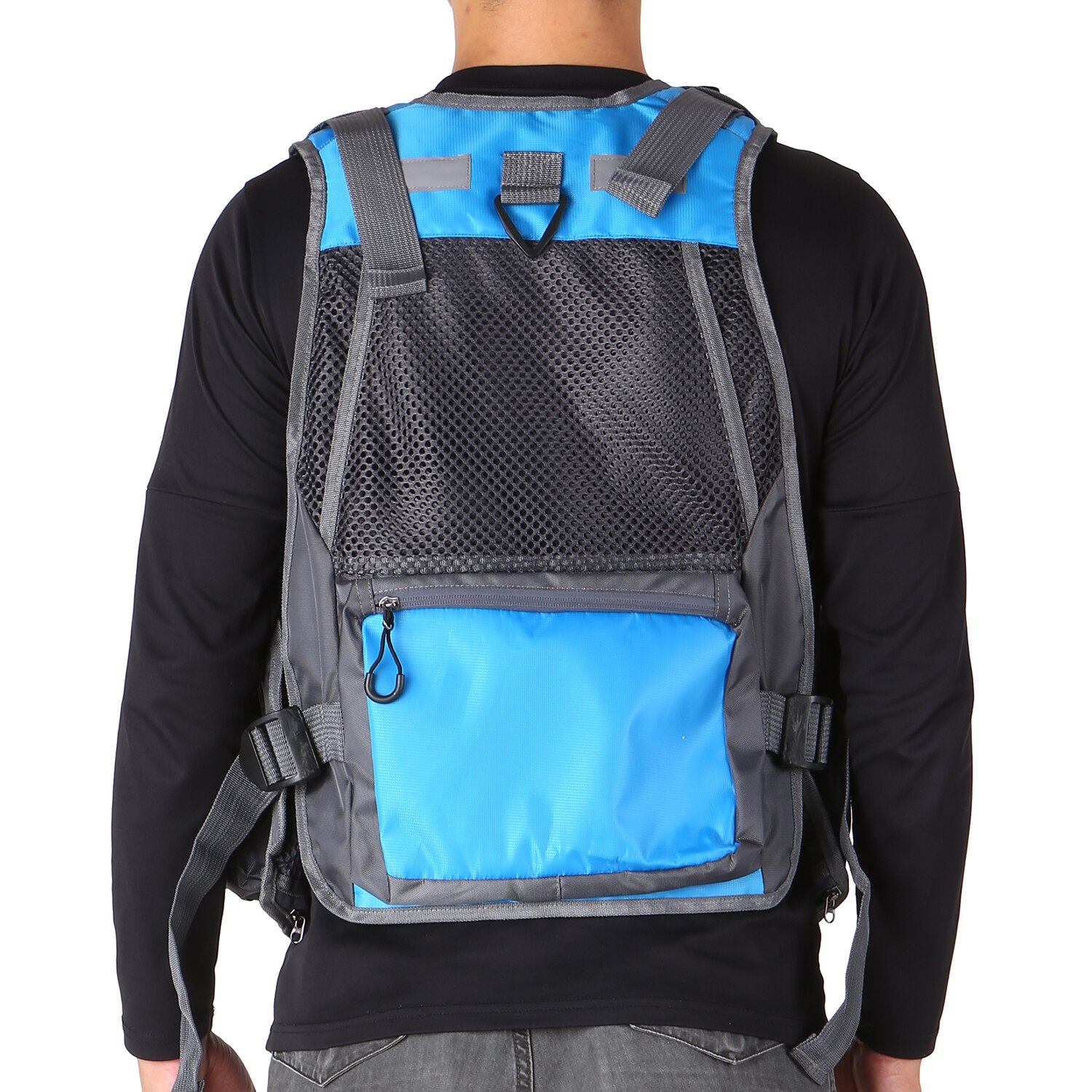 Fishing Life Jacket Multi-Pockets Floatation Vest Adults Buoyancy Waistcoat water sports sailing jacket