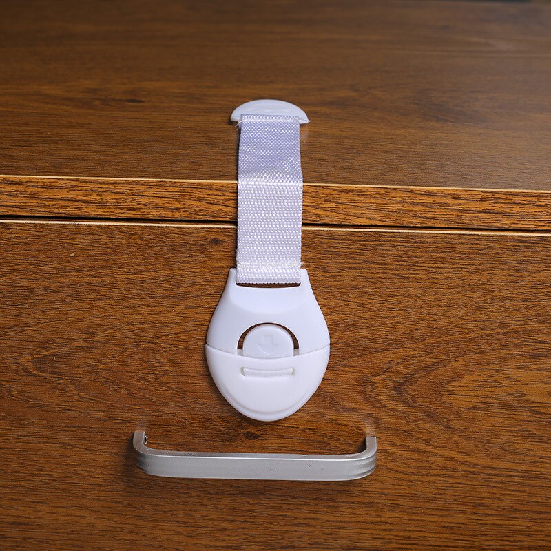 10Pcs Kind Veiligheid Kabinet Lock Baby Proof Beveiliging Protector Lade Vergrendelingen Plastic Sloten Bandjes Kids Veiligheid Deurslot