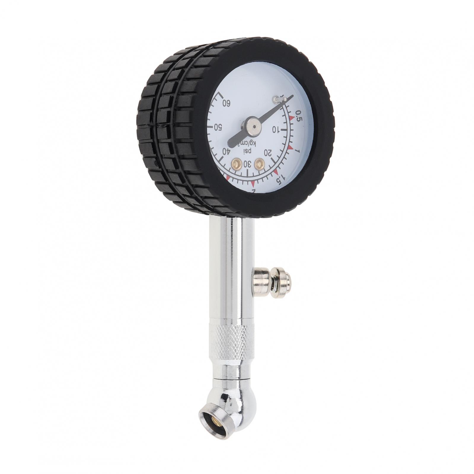 Draagbare Eenheid YD-6025 Nauwkeurige Automobiel Auto Tire Luchtdrukmeter Tester 0-60PSI Dial Meter Voor Voertuig