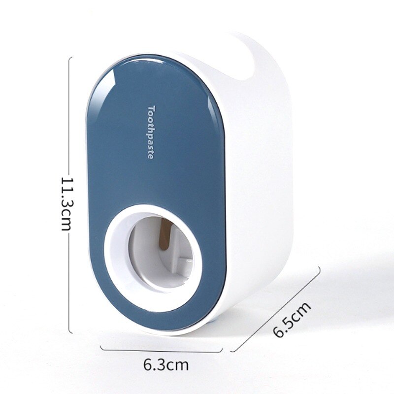 Bathroom Toothpaste Squeezer Automatic Toothpaste Dispenser Dust-proof Toothbrush Holder Wall Mount Stand Bathroom Accessories
