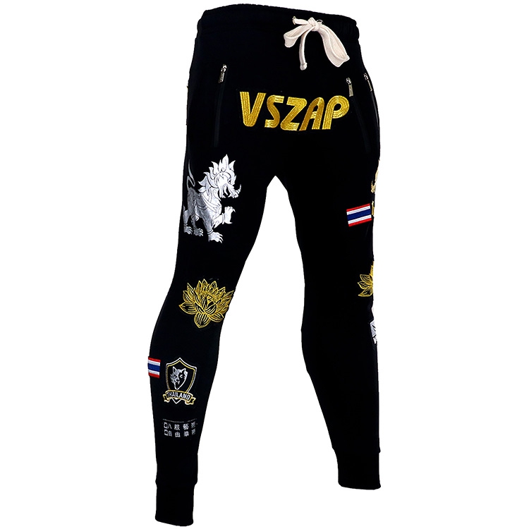 Vszap boksebukser kylin sportstræning og konkurrence mma bukser muay thai bokseshorts gymnastikbukser mma bokseshorts