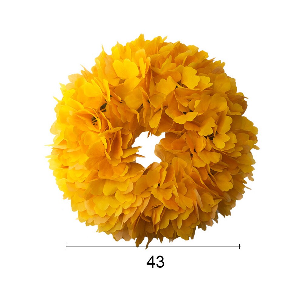 35cm kunstige grønne blader kransdør hengende veggvindu bryllupsfest jul dekor dekorative blomster dekorasjoner: Jeg