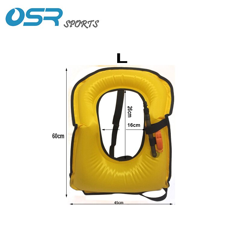 Lo snorkeling Maglia in nylon con materiale di TPU fischio incluso: L