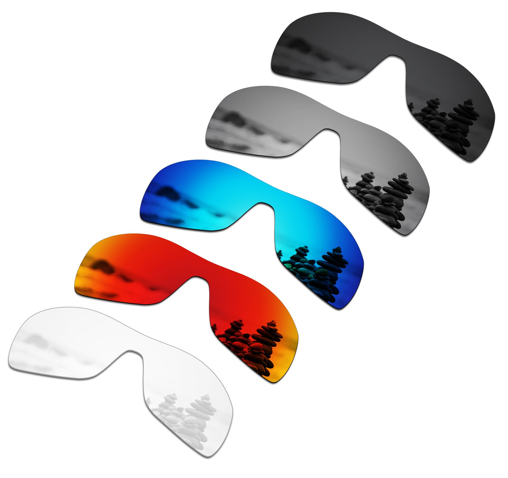 SmartVLT Gepolariseerde Vervanging Lenzen voor Oakley Antix Zonnebril-Meerdere Opties: 5 Pieces