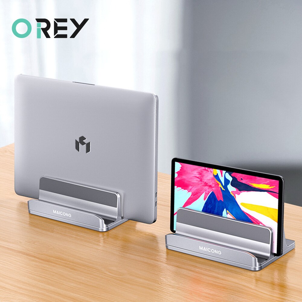 Support Vertical en Aluminium pour ordinateur Portable, Support de Base réglable pour MacBook Pro Air Book