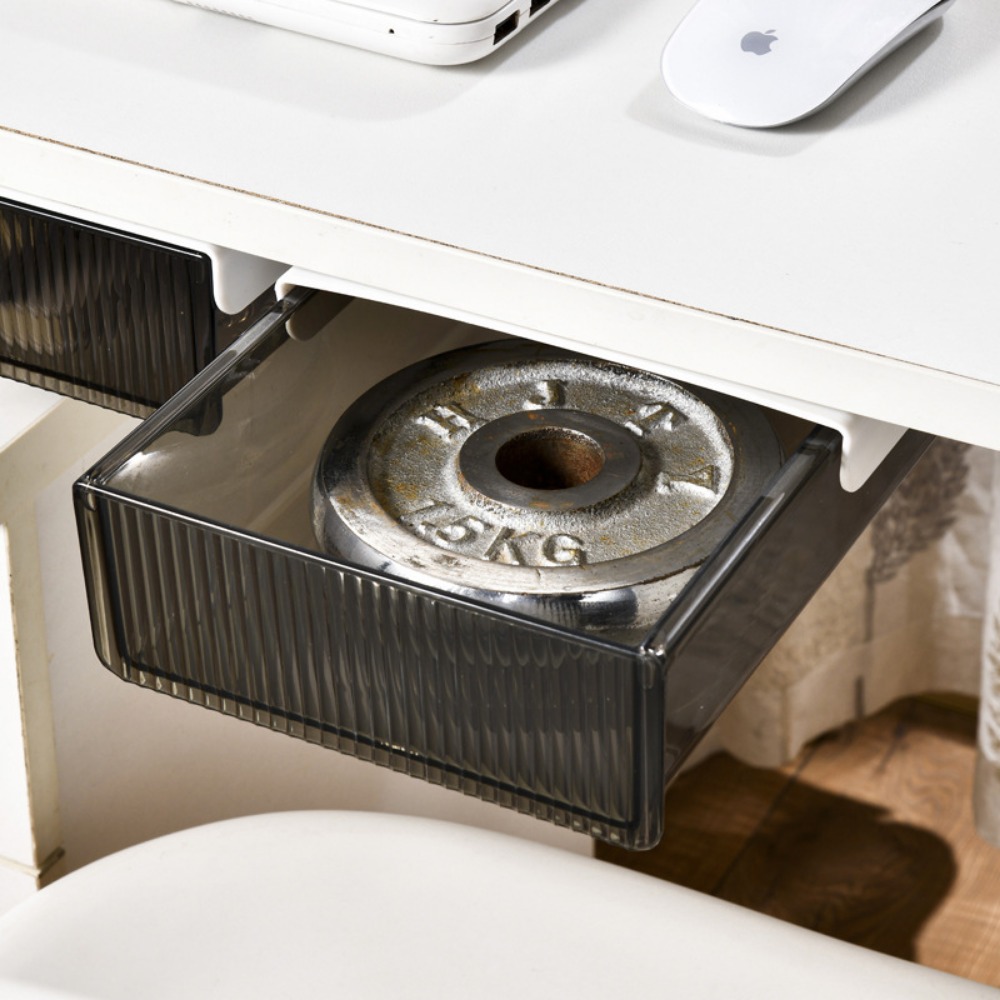 Skrivbordslådlåda dold typ kontorsskrivbord hög kapacitet med glidande skena förvaringslåda hushållsgarderob dammtät förvaringshylla