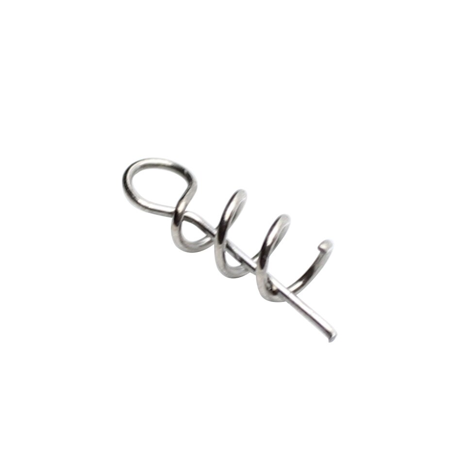 20-50 stks/partij Vishaak Centreren Pins Spiralbait Vaste Klink Naald Lente Crank Lock voor Zachte Lokken Vissen Accessoire TP1082
