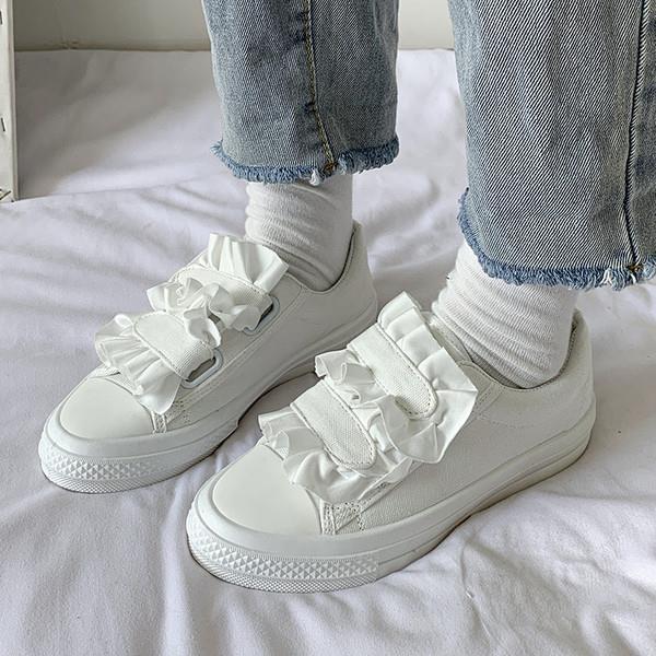 Ronde neus schoenen vrouw comfortabel en instappers casual dames sneakers modis ondiepe mond espadrilles platform instappers: 2 / 37