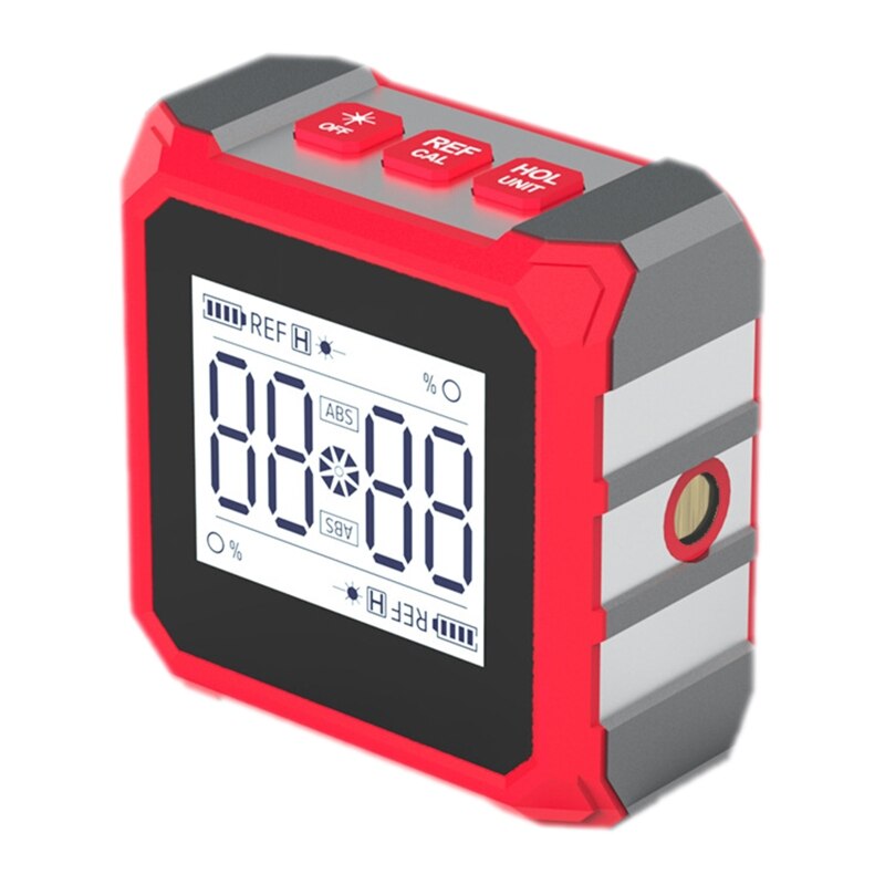 Magnetic Digital Level 360° Angle Finder Digital Inclinometer Protractor Precise Measurement Tool Auto Flip and Read N1HF