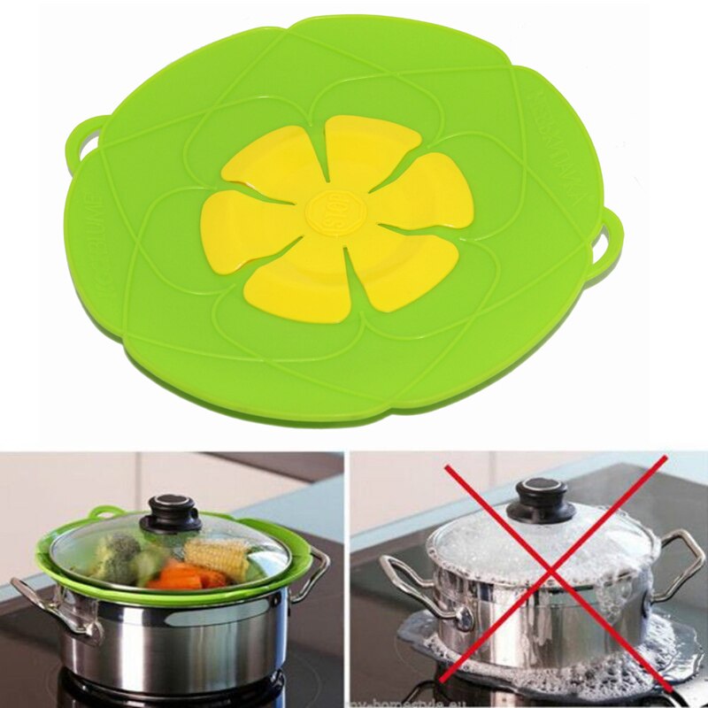 26CM Silikon Anti Überlauf Abdeckung Topf Deckel Hohe Temperatur Küche Spielereien Für Kochen Topf Abdeckung verschütten nachweisen Zubehör Werkzeuge