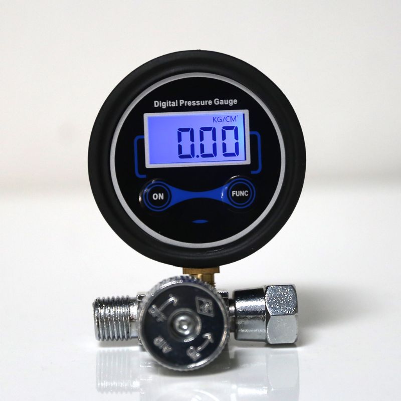 Digitale 1/4 &quot;200PSI Luchtdruk Regulator Gauge Regelklep Voor Spuitpistool