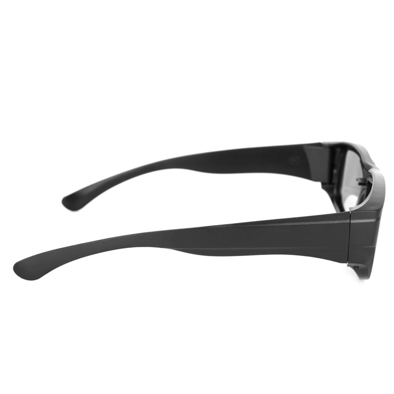 Circular polarizado pasivo 3D vidrios estéreos negro H4 para TV Real D 3D cines
