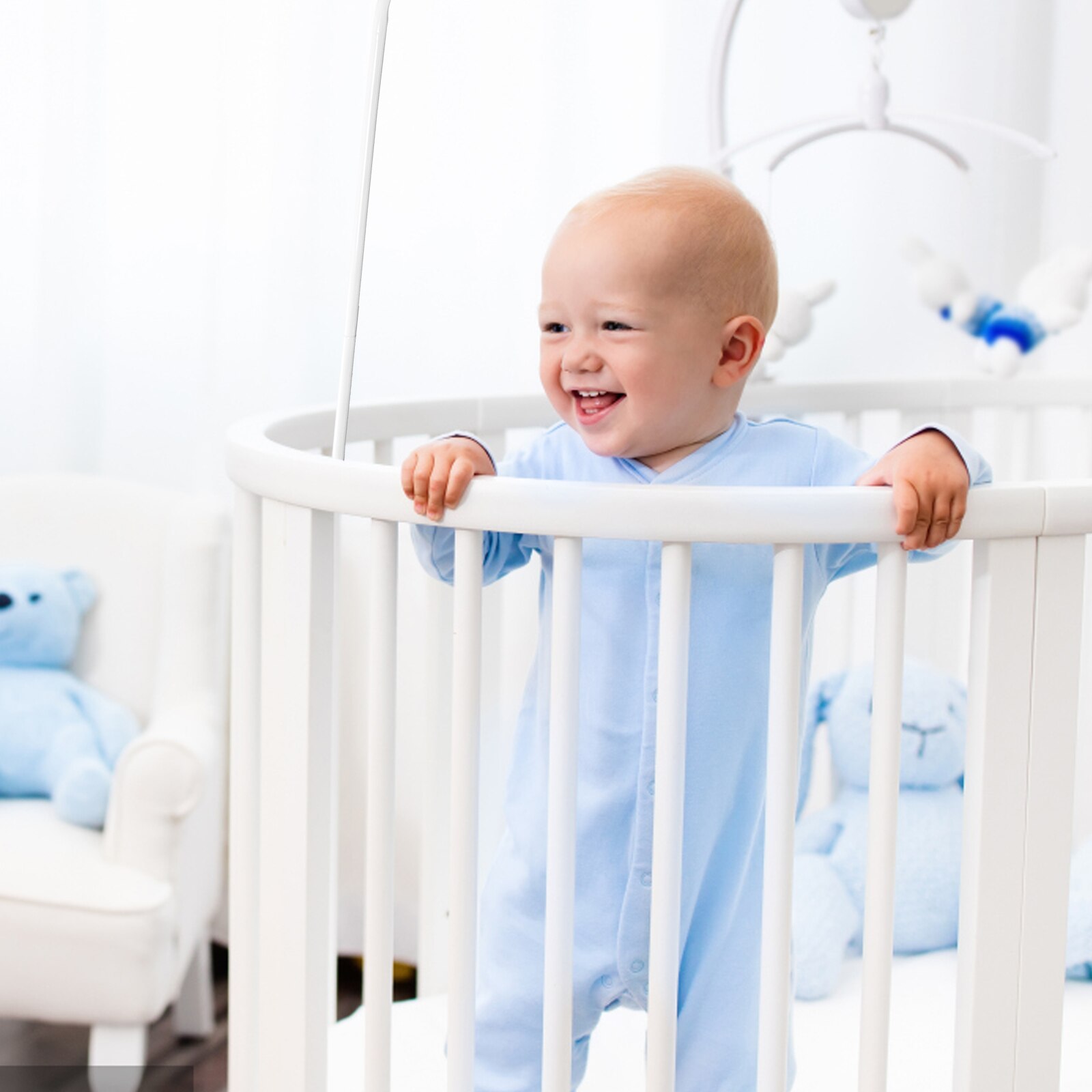 1 Juego de mosquitera para cuna, soporte para dosel, accesorio de soporte para mosquitera