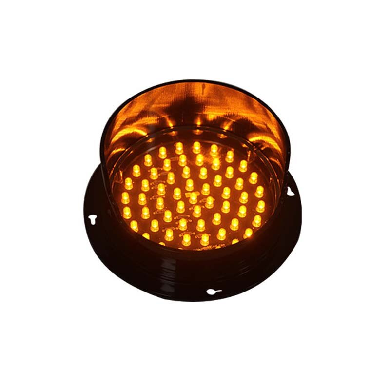 125mm Hoge helderheid geel knipperende lamp led verkeerslichtlicht