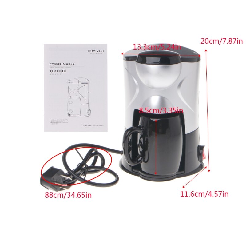 Electric Coffee Automatic Machine Multifunctional Drip Single Serve Latte Maker