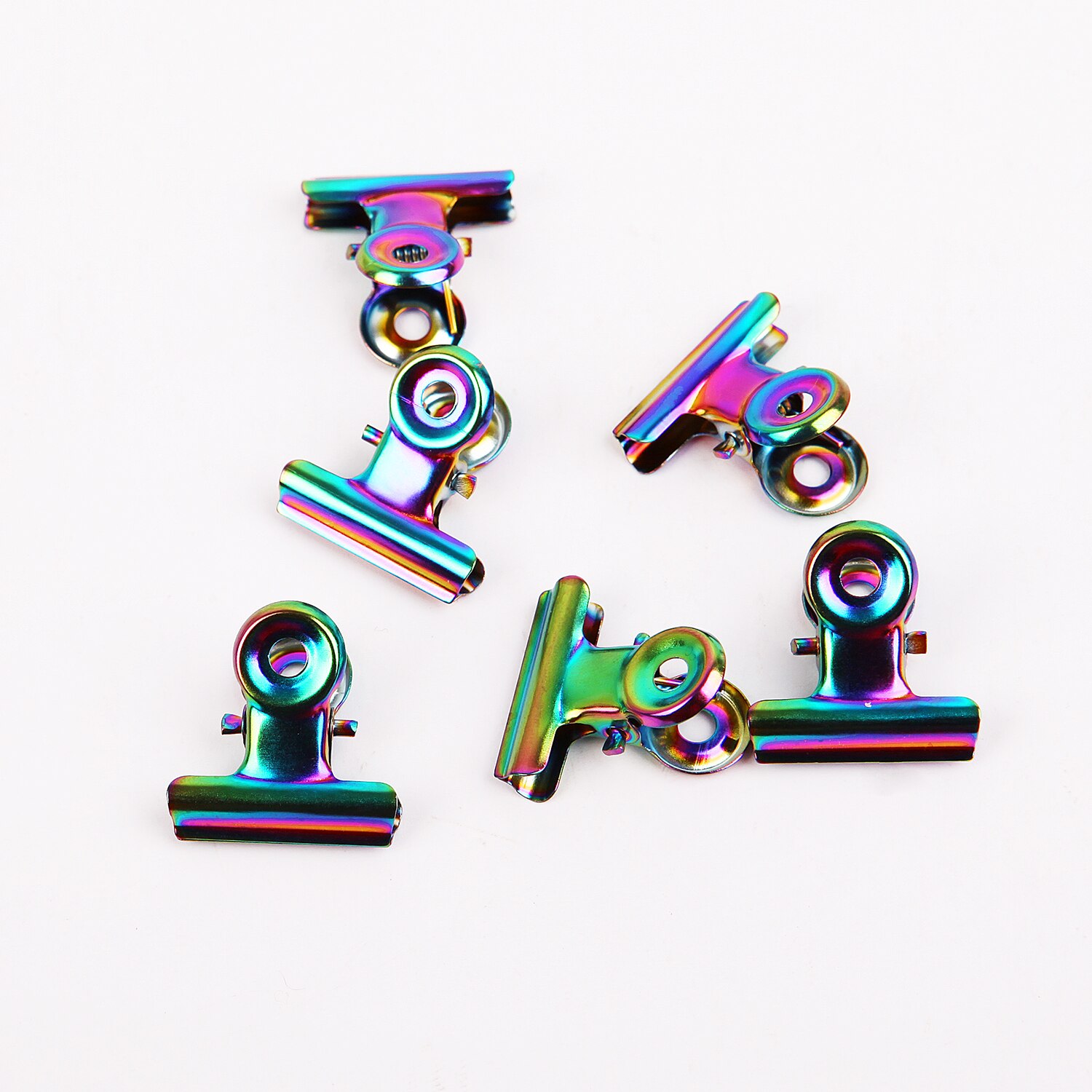 Bright color C curve nail pinching expansion technique stainless steel finger clip tweezers nail tool