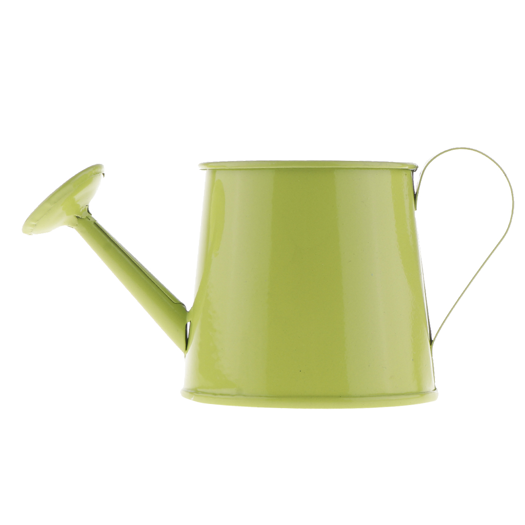 Mini arrosoir en fer en métal, Pot de fleurs en fer, Pot de fleurs de jardin, jardinière de plantes, décoration de la maison: Pink